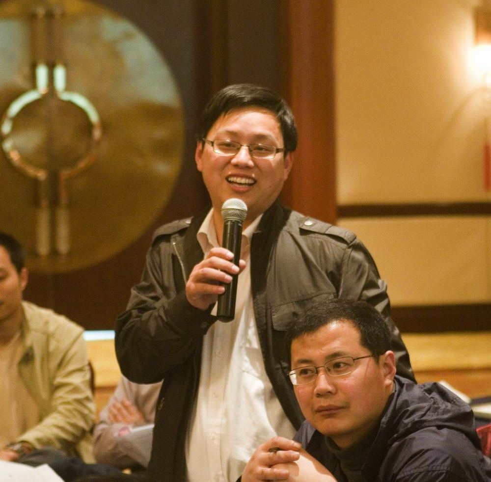 宁波教育学院网络教育与技术中心网络部负责人王立辉在入会表决前发言
